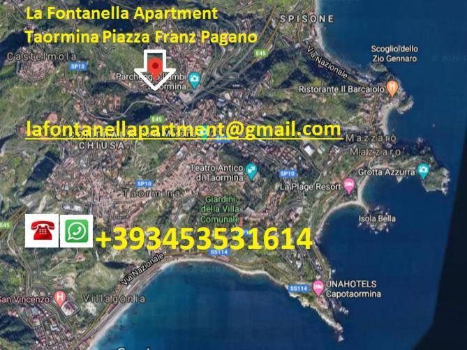 La Fontanella Apartment Taormina Kültér fotó